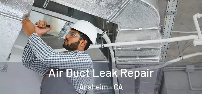 Air Duct Leak Repair Anaheim - CA