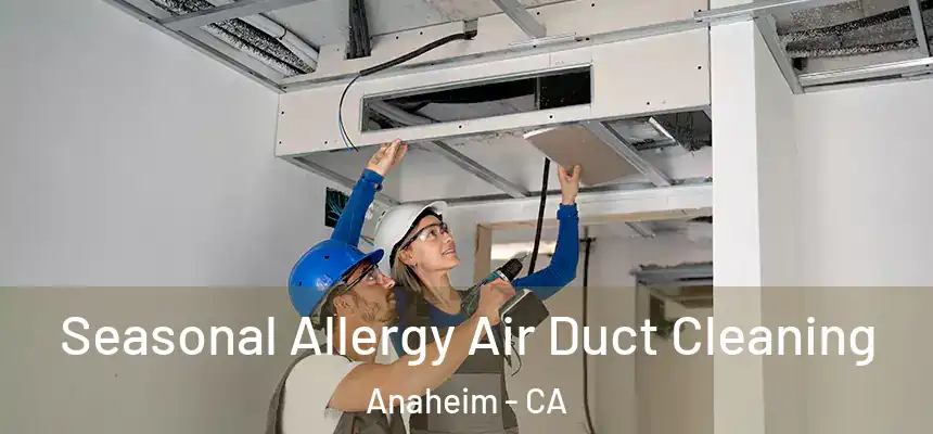 Seasonal Allergy Air Duct Cleaning Anaheim - CA